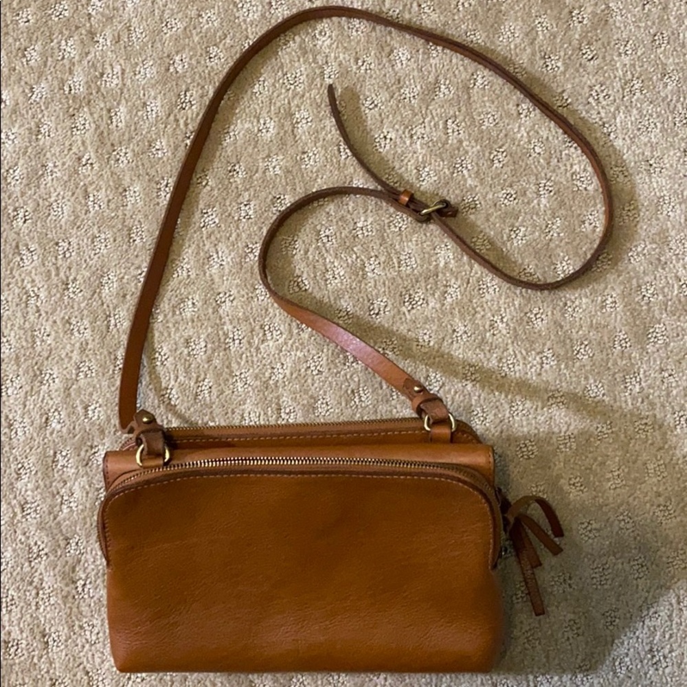 Madewell crossbody leather purse